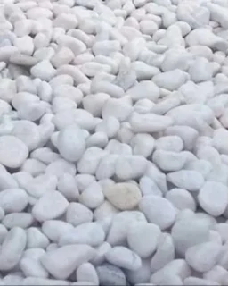 Snow White pebbles 20KG