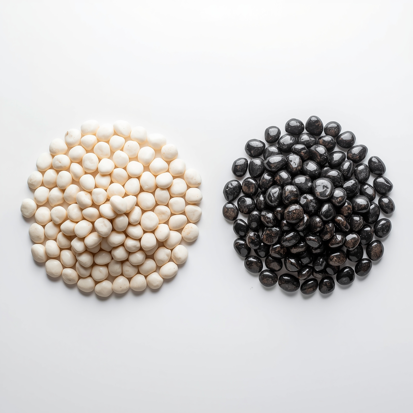 White + Black Pebble Combo Pack